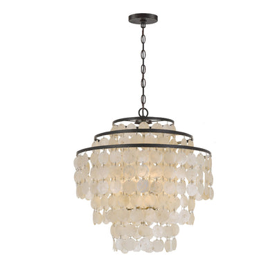 Brielle 4 Light Chandelier-Crystorama Lighting Company-CRYSTO-BRI-3008-DB-Chandeliers-1-France and Son