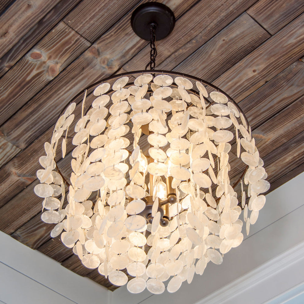 Brielle 4 Light Chandelier-Crystorama Lighting Company-CRYSTO-BRI-3008-DB-Chandeliers-2-France and Son