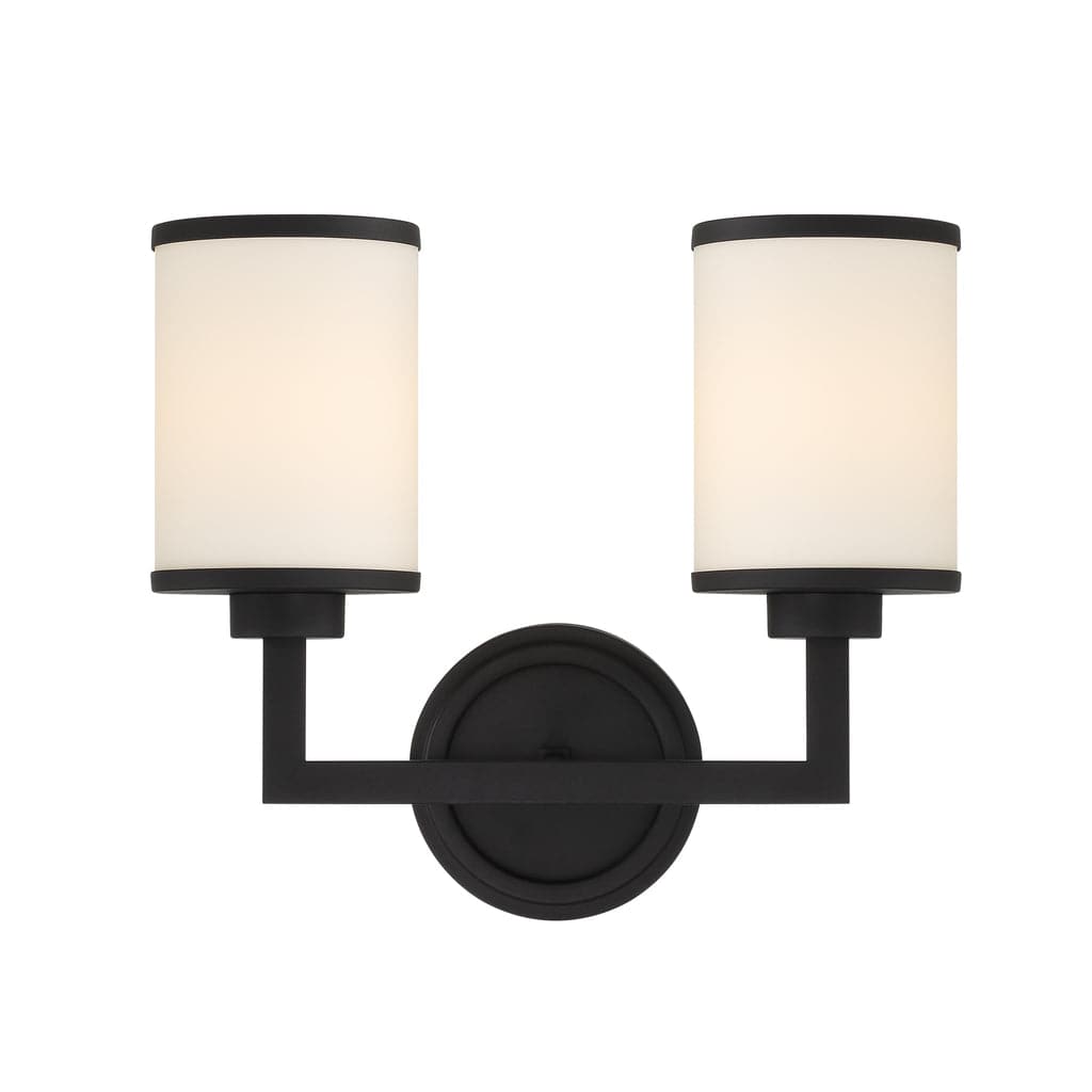 Bryant 2 Light Wall Mount-Crystorama Lighting Company-CRYSTO-BRY-8002-BF-Bathroom Lighting-1-France and Son