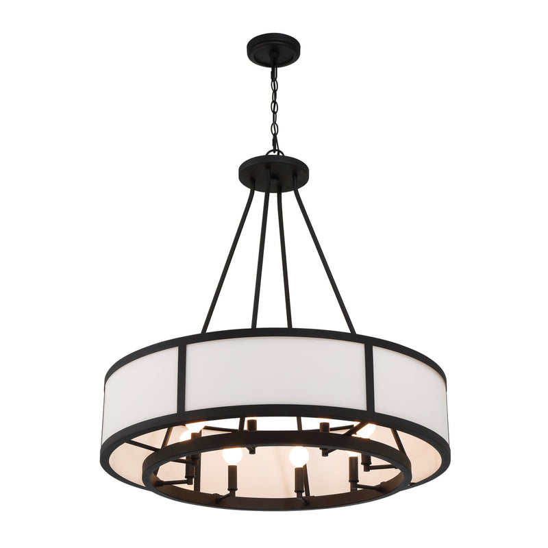 Bryant 8 Light Chandelier-Crystorama Lighting Company-CRYSTO-BRY-8008-BF-Chandeliers-3-France and Son