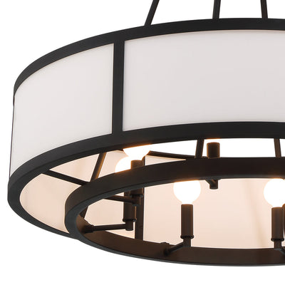 Bryant 8 Light Chandelier-Crystorama Lighting Company-CRYSTO-BRY-8008-BF-Chandeliers-5-France and Son