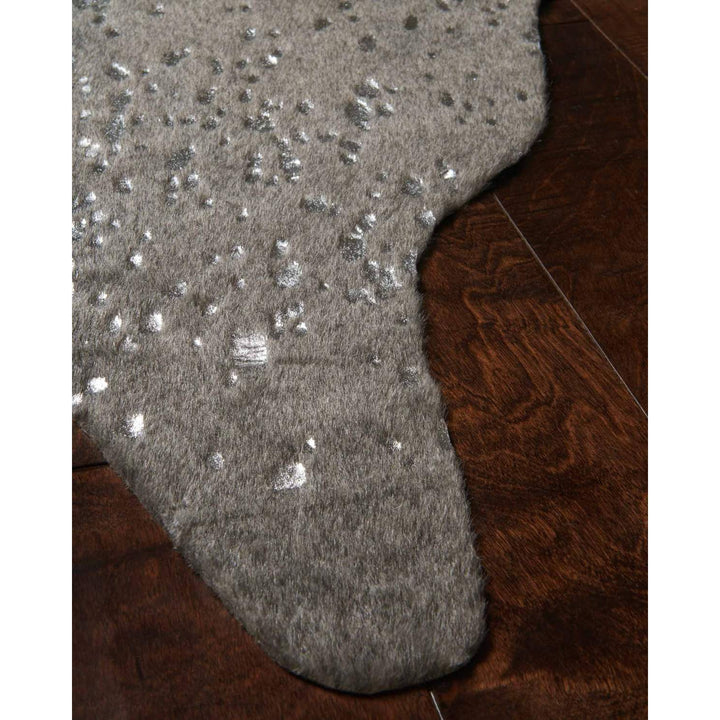 Bryce BZ-03 Graphite / Silver Area Rug-Loloi-LOLOI-BRYCBZ-03GTSI3A50-Rugs3'-10" x 5'-4-France and Son