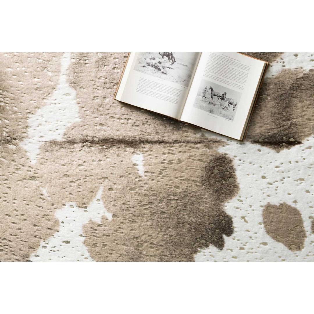 Bryce BZ-06 Taupe / Champagne Area Rug-Loloi-LOLOI-BRYCBZ-06TACH3A50-Rugs3'-10" x 5'-5-France and Son