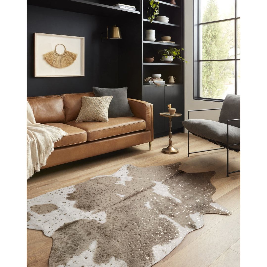 Bryce BZ-06 Taupe / Champagne Area Rug-Loloi-LOLOI-BRYCBZ-06TACH3A50-Rugs3'-10" x 5'-2-France and Son