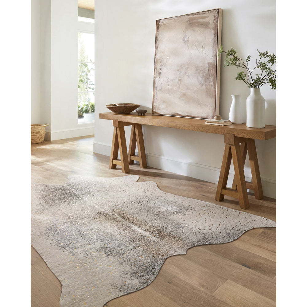 Bryce BZ-07 Pewter / Gold Area Rug-Loloi-LOLOI-BRYCBZ-07PWGO3A50-Rugs3'-10" x 5'-2-France and Son