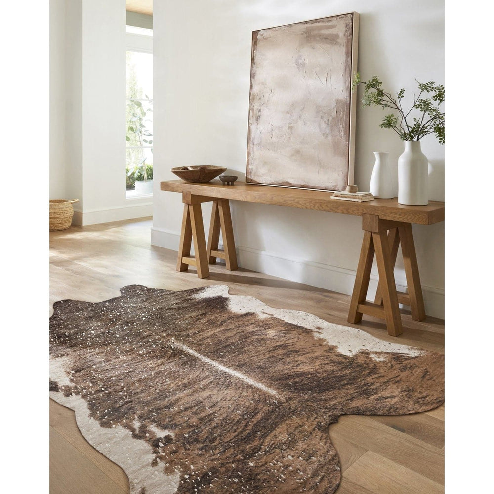 Bryce BZ-10 Walnut / Champagne Area Rug-Loloi-LOLOI-BRYCBZ-10WACH3A50-Rugs3'-10" x 5'-2-France and Son