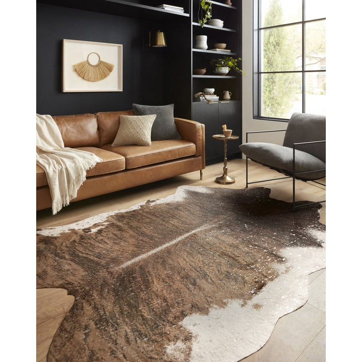 Bryce BZ-10 Walnut / Champagne Area Rug-Loloi-LOLOI-BRYCBZ-10WACH3A50-Rugs3'-10" x 5'-3-France and Son