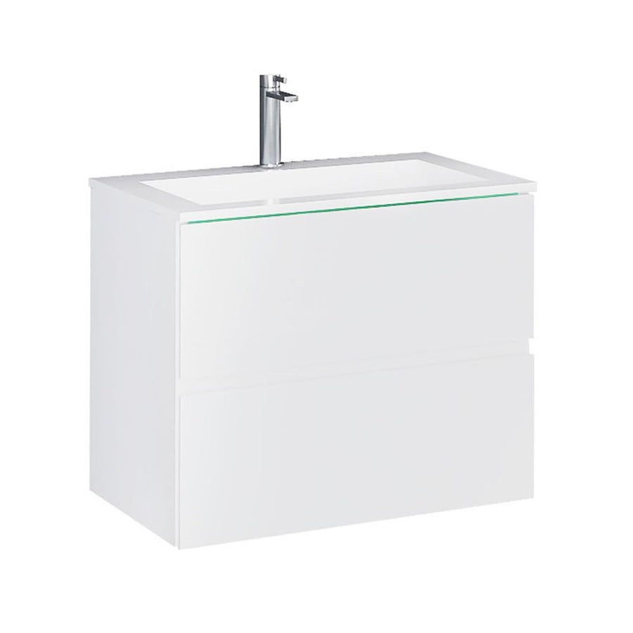 Tao Floating Sink and Vanity-France & Son-BW3192WHT-Bathroom Vanity-2-France and Son