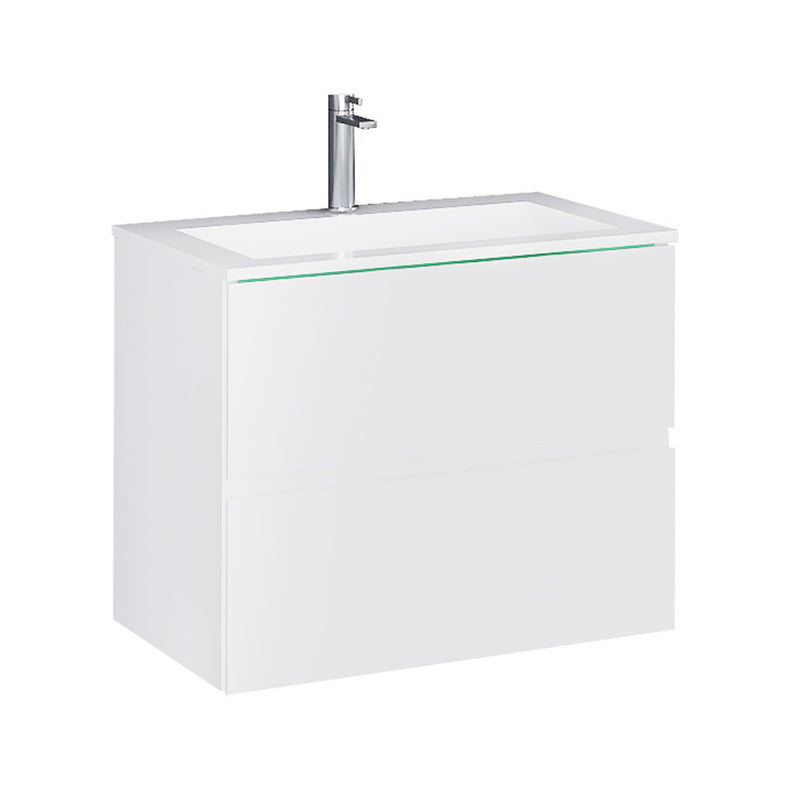 Tao Floating Sink and Vanity-France & Son-BW3192WHT-Bathroom Vanity-2-France and Son