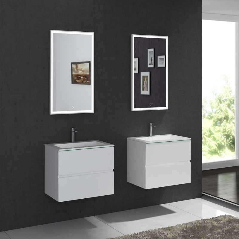 Tao Floating Sink and Vanity-France & Son-BW3192WHT-Bathroom Vanity-1-France and Son