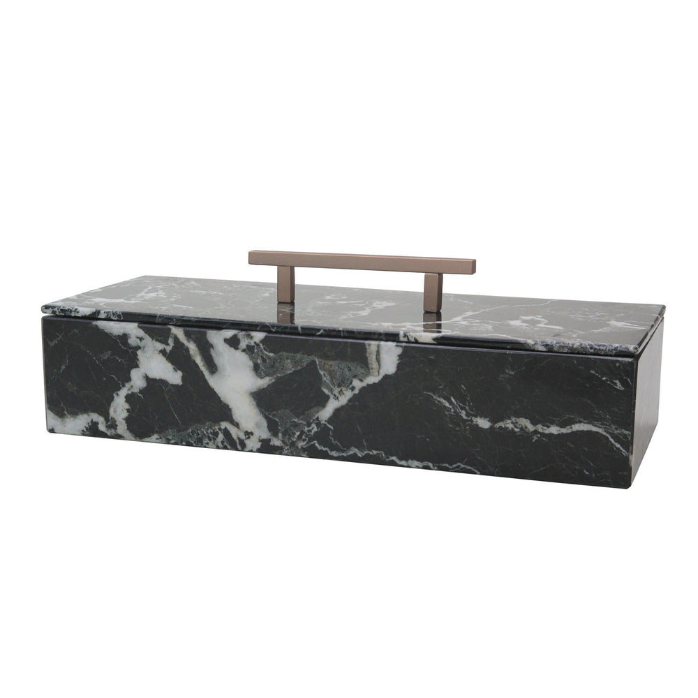 Rect Box w/Handle 15"-Marble Crafter-MC-BX15-BZ-Baskets & BoxesBlack Zebra-2-France and Son