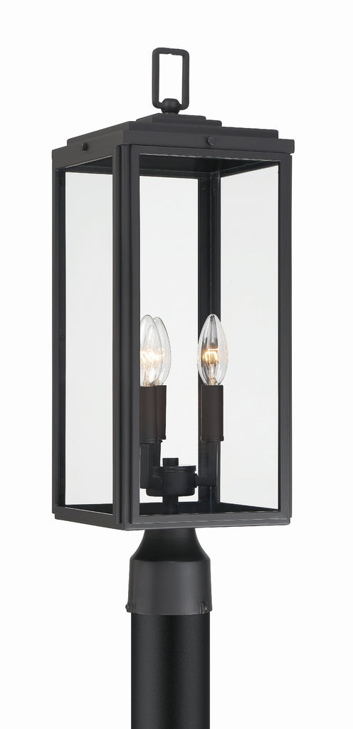 Byron 3 Light Outdoor Lantern Post-Crystorama Lighting Company-CRYSTO-BYR-80109-MK-Outdoor Post Lanterns-2-France and Son