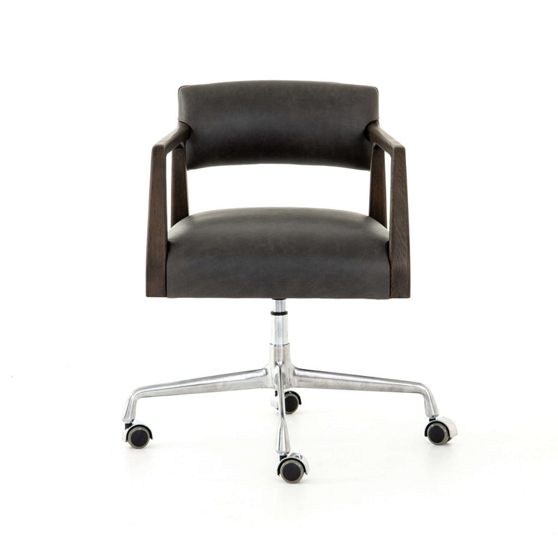 Tyler Desk Chair-Four Hands-FH-105588-012-Task ChairsIves White Grey / Burnt Nettlewood-16-France and Son