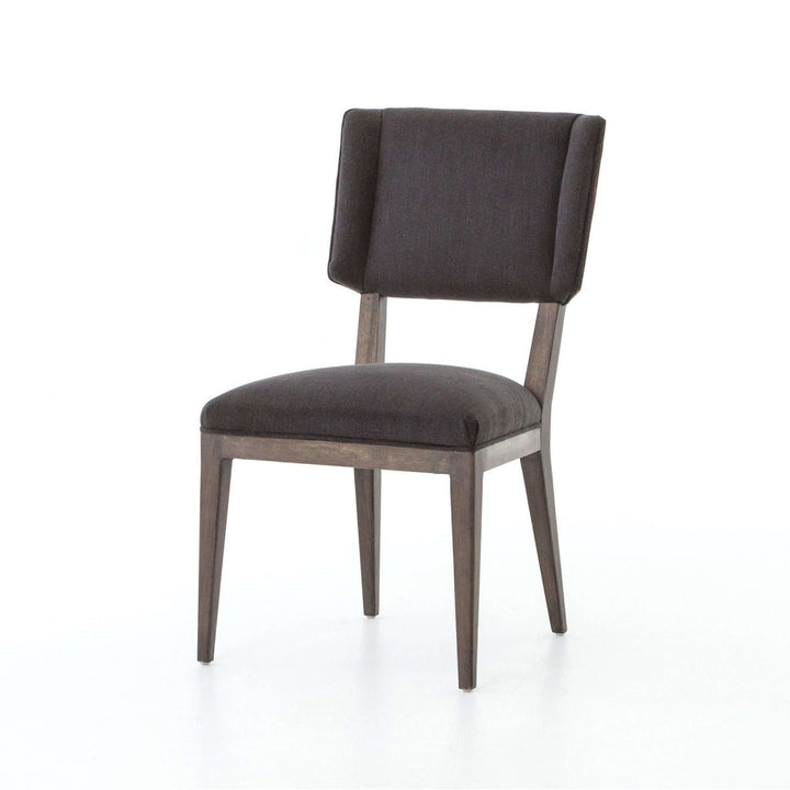 Jax Dining Chair-Four Hands-FH-105586-005-Dining ChairsMisty Black / Burnt Nettlewood-1-France and Son