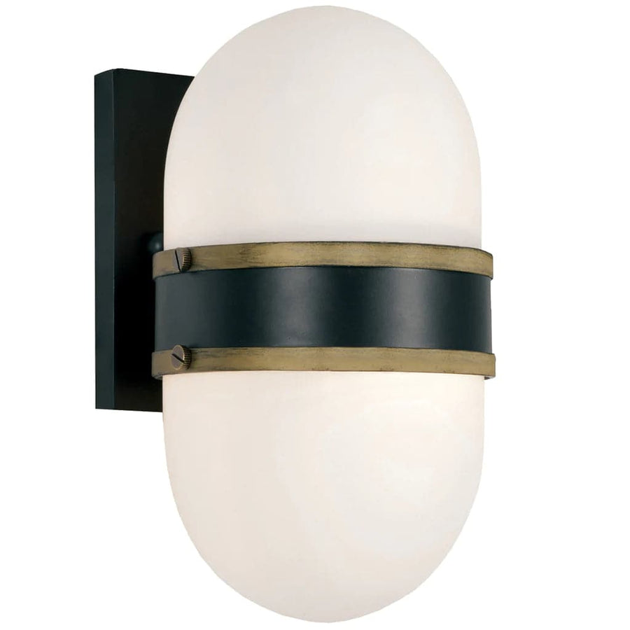 Brian Patrick Flynn Capsule Outdoor 1 Light Wall Mount-Crystorama Lighting Company-CRYSTO-CAP-8501-MK-TG-Outdoor Wall Sconces-1-France and Son