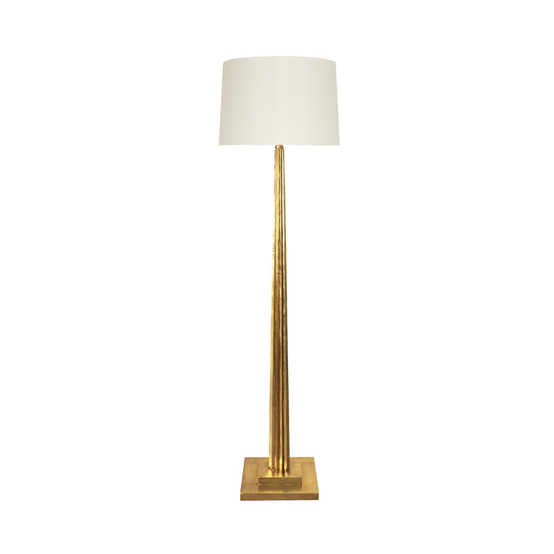 Capone Floor Lamp-Worlds Away-WORLD-CAPONE G-Floor LampsGold Leaf-1-France and Son