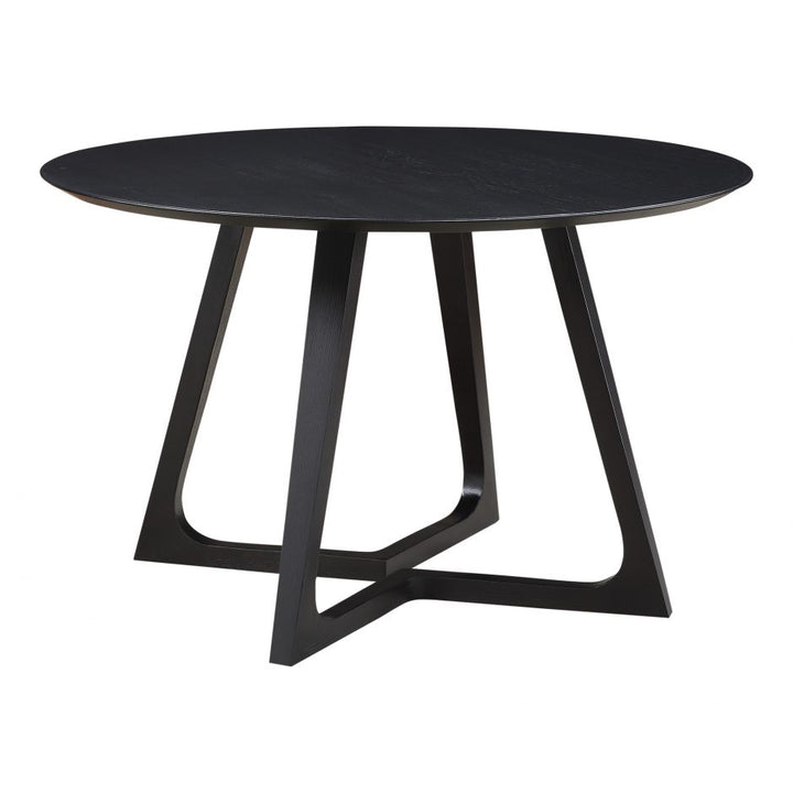 Godenza Dining Table Round Black Ash-Moes-MOE-CB-1003-02-Dining Tables-2-France and Son