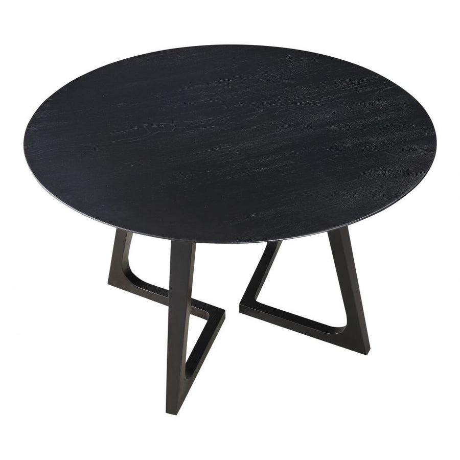 Godenza Dining Table Round Black Ash-Moes-MOE-CB-1003-02-Dining Tables-1-France and Son