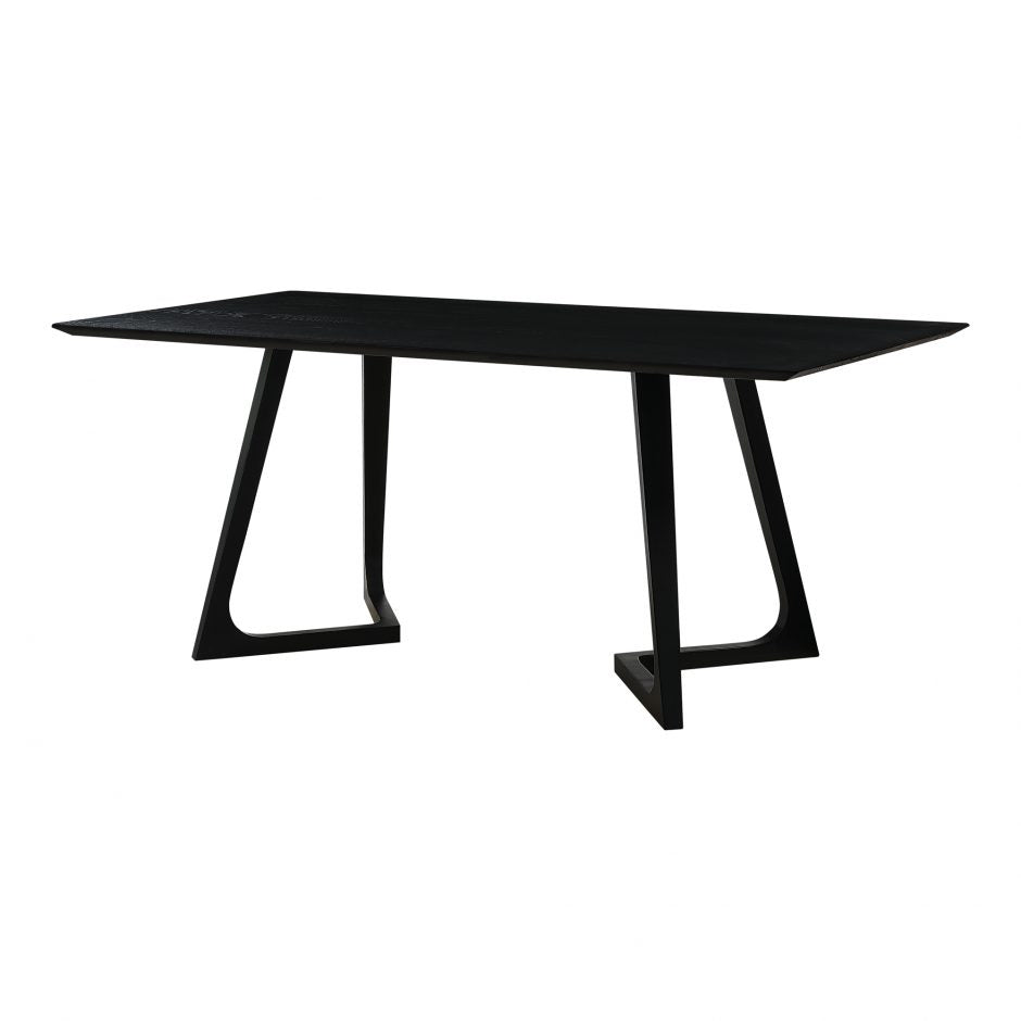 Godenza Dining Table Rectangular Black Ash-Moes-MOE-CB-1004-02-0-Dining Tables-2-France and Son