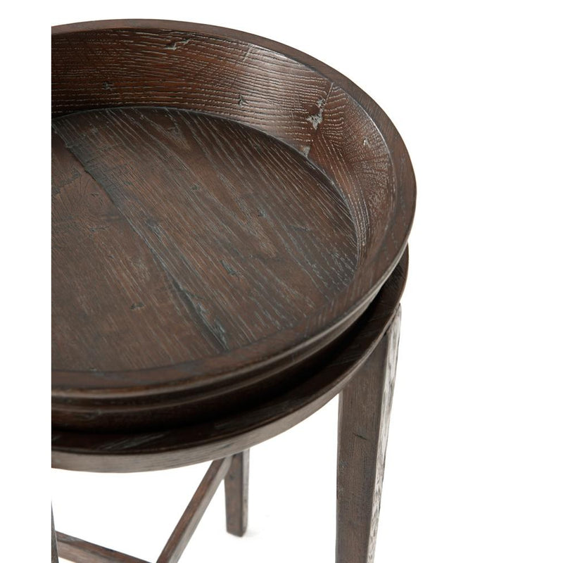 Newton Accent Table-Theodore Alexander-THEO-CB50050.C062-Side TablesEcho Oak-9-France and Son