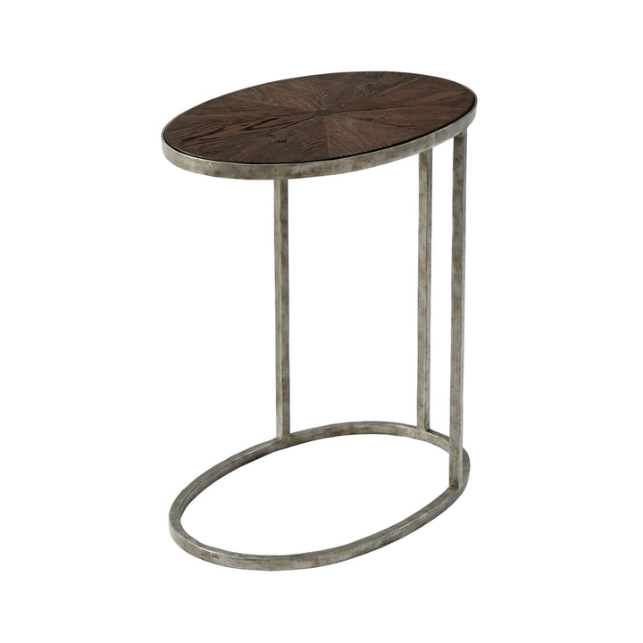 Sunburst Cantilever Accent Table-Theodore Alexander-THEO-CB50055.C062-Side TablesEcho Oak-7-France and Son