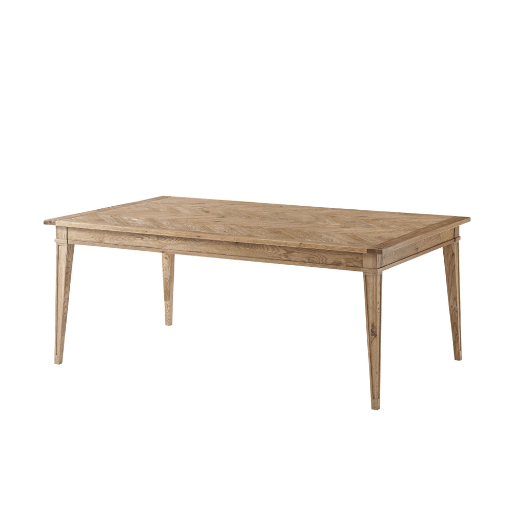 Callan Dining Table-Theodore Alexander-THEO-CB54030.C062-Dining TablesEcho Oak-2-France and Son