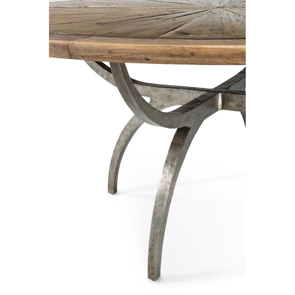 Lagan Dining Table-Theodore Alexander-THEO-CB54031.C062-Dining TablesEcho Oak-4-France and Son