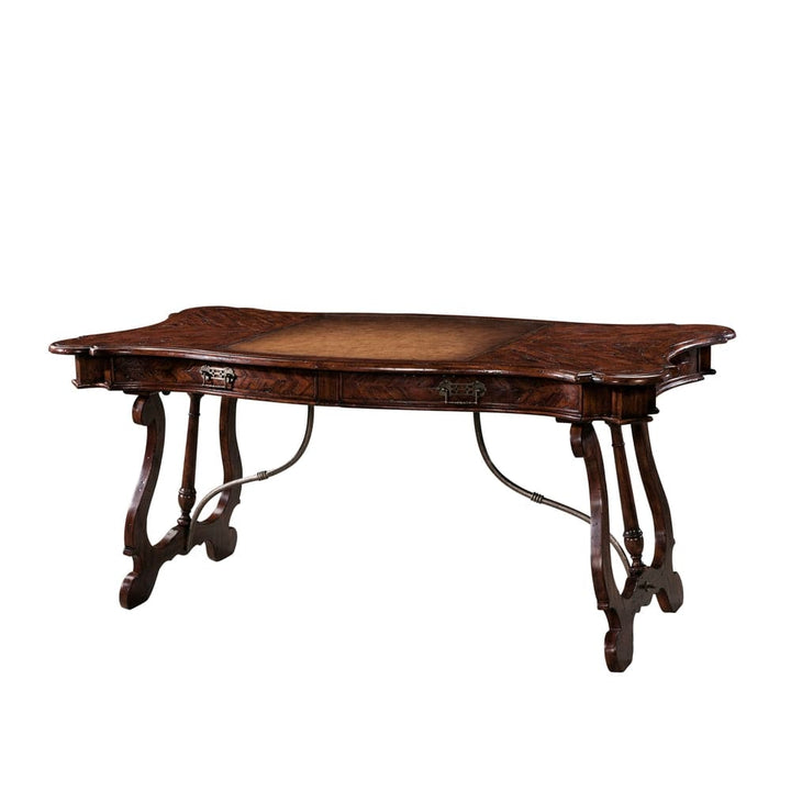 Braganea Writing Table-Theodore Alexander-THEO-CB71007-Desks-1-France and Son