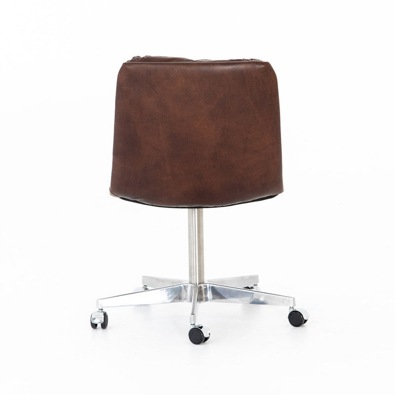 Malibu Desk Chair-Four Hands-FH-105699-013-Task ChairsAntique Whiskey-6-France and Son