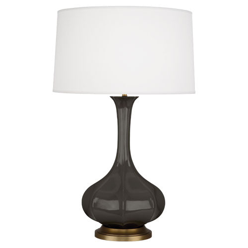 Pike Table Lamp - Aged Brass Base-Robert Abbey Fine Lighting-ABBEY-CF994-Table LampsCoffee-6-France and Son
