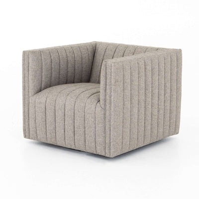 Augustine Swivel Chair-Four Hands-FH-105768-007-Lounge ChairsOrly Natural Fabric-1-France and Son