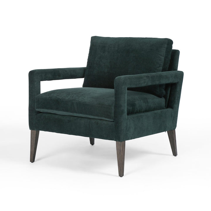 Olson Chair-Four Hands-FH-105771-007-Lounge ChairsEmerald Worn Velvet-7-France and Son