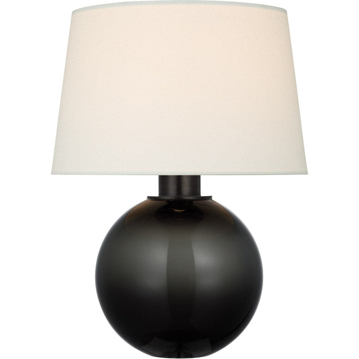 Micah Small Table Lamp-Visual Comfort-VISUAL-CHA 8433SMG-L-Table LampsSmoked Glass-2-France and Son