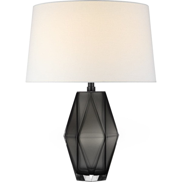 Phoenix Medium Table Lamp-Visual Comfort-VISUAL- CHA 8439SMG-L-Table LampsSmoked Glass-2-France and Son