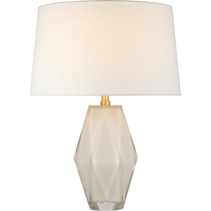 Phoenix Medium Table Lamp-Visual Comfort-VISUAL-CHA 8439WG-L-Table LampsWhite Glass-3-France and Son