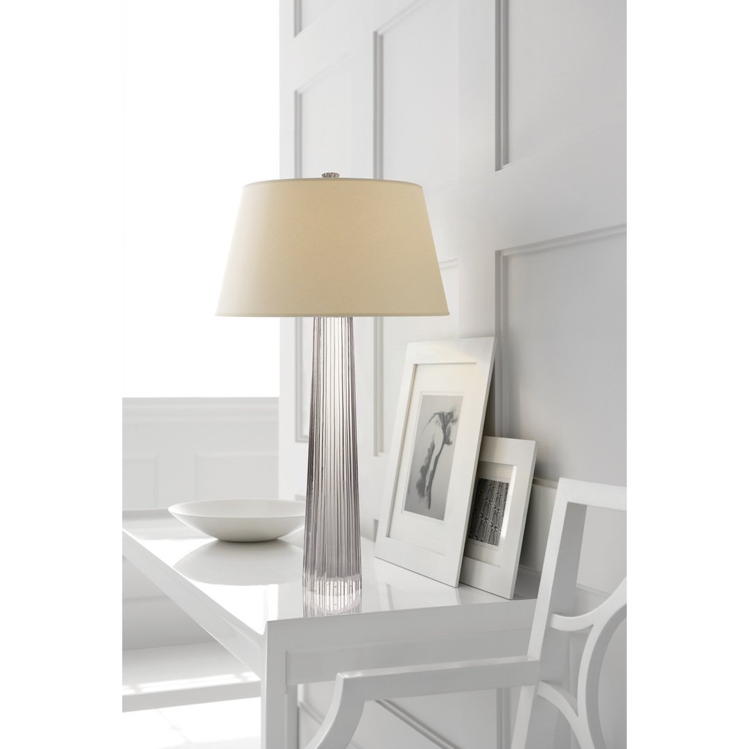 Flexy Spire Large Table Lamp-Visual Comfort-VISUAL-CHA 8906AI-NP-Table LampsAged Iron-3-France and Son