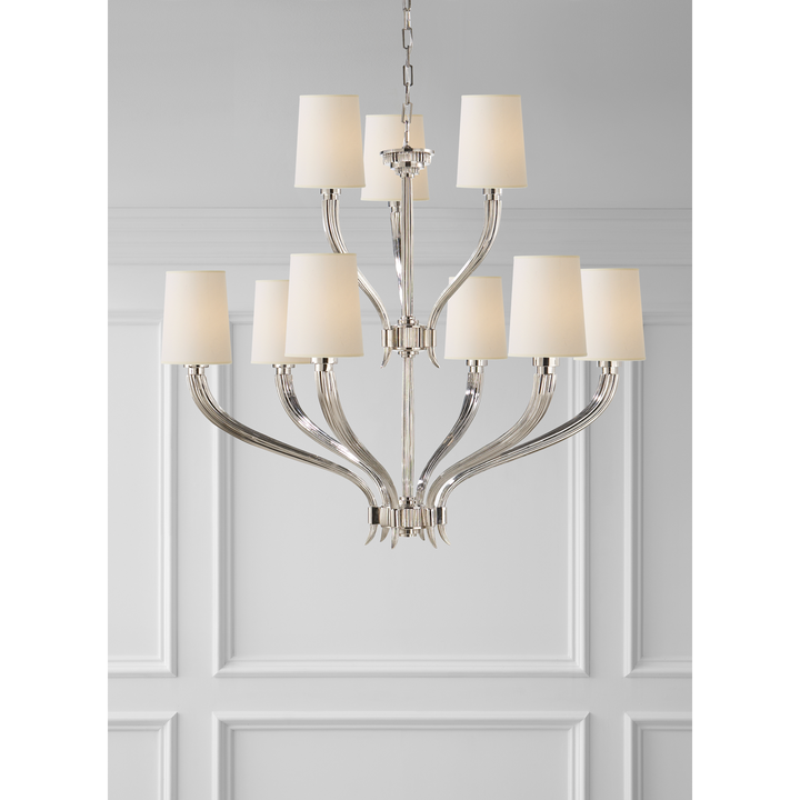 Rotem Chandelier-Visual Comfort-VISUAL-CHC 2461AB-NP-ChandeliersSmall-Antique-Burnished Brass-3-France and Son