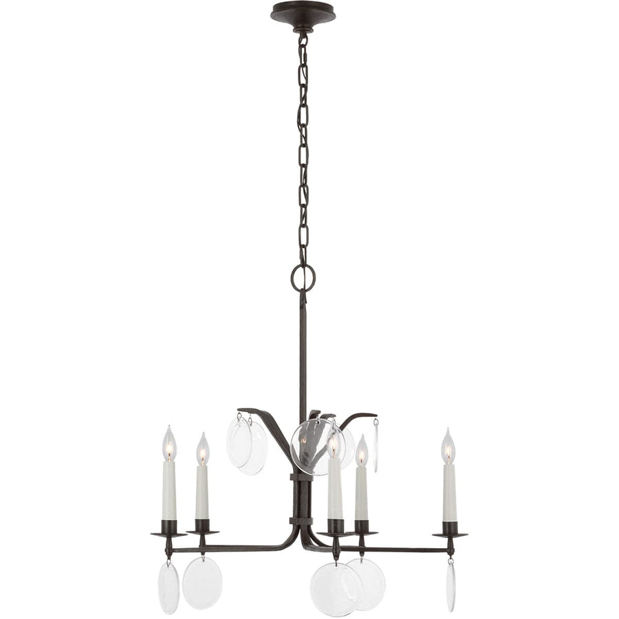 Delta Medium Chandelier-Visual Comfort-VISUAL-CHC 5010AI-CG-Chandeliers-1-France and Son
