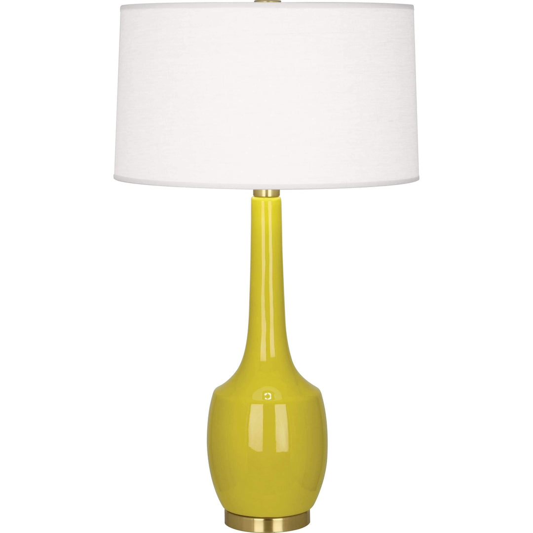 Delilah Table Lamp-Robert Abbey Fine Lighting-ABBEY-CI701-Table LampsCitron-10-France and Son