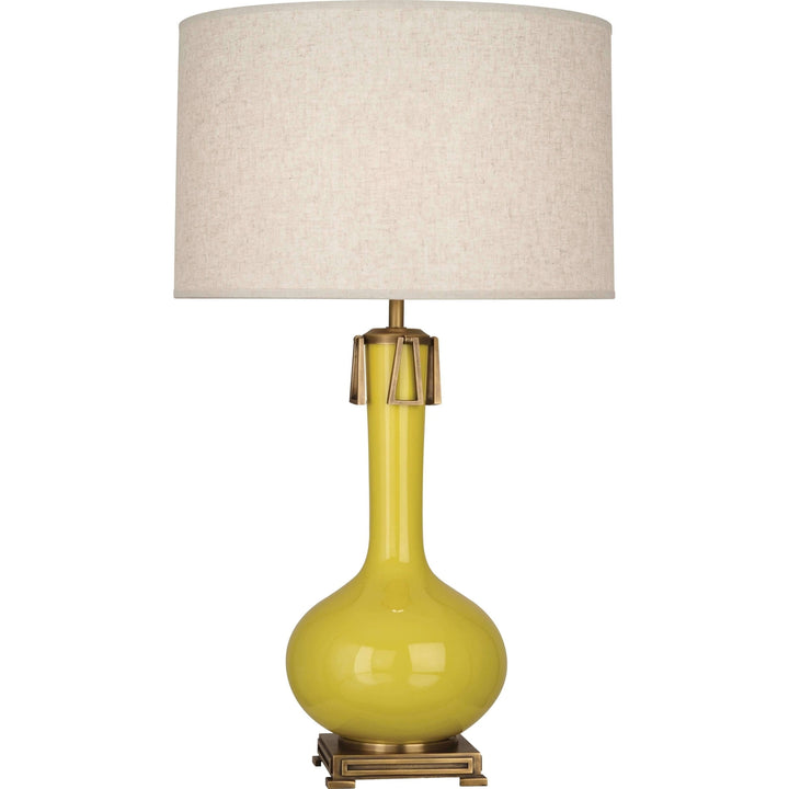 Athena Table Lamp-Robert Abbey Fine Lighting-ABBEY-CI992-Table LampsCitron-10-France and Son