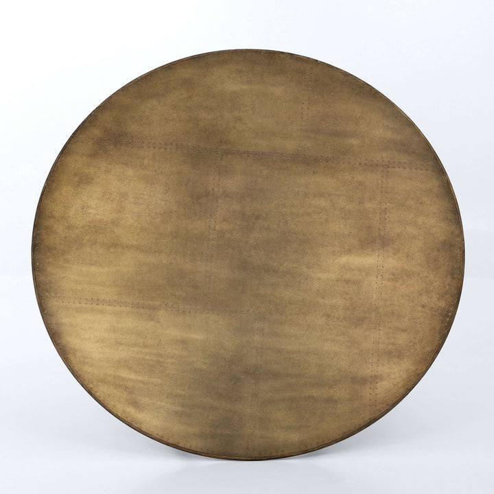 Spider Round Dining Table-Four Hands-FH-CIMP-168-Dining TablesAntique Brass Clad-4-France and Son