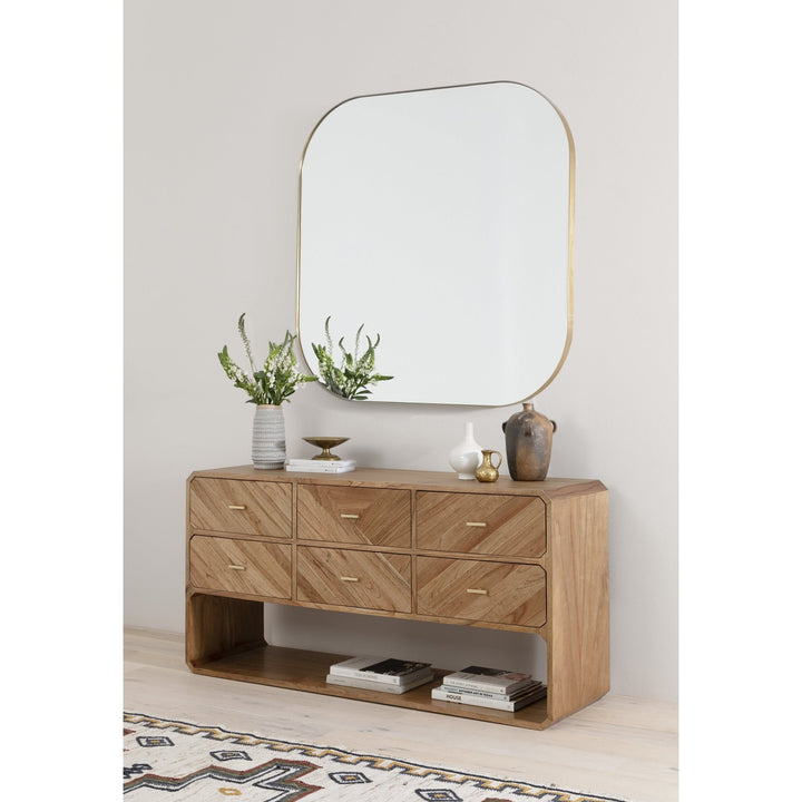 Bellvue Square Mirror-Four Hands-FH-CIMP-276-MirrorsLarge-Shiny Steel-3-France and Son