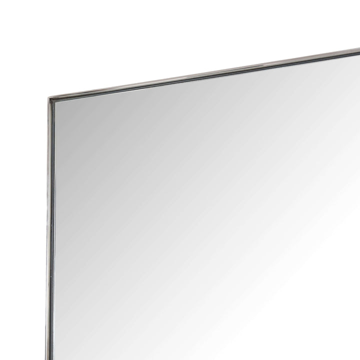 Bellvue Floor Mirror-Four Hands-FH-CIMP-275-MirrorsShiny Steel-4-France and Son