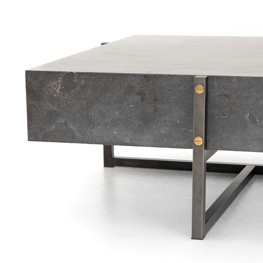 Keppler Square Coffee Table-Bluestone-Four Hands-FH-CIMP-301-Coffee Tables-5-France and Son