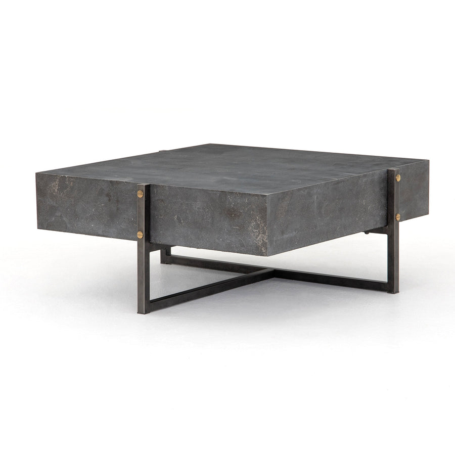 Keppler Square Coffee Table-Bluestone-Four Hands-FH-CIMP-301-Coffee Tables-1-France and Son