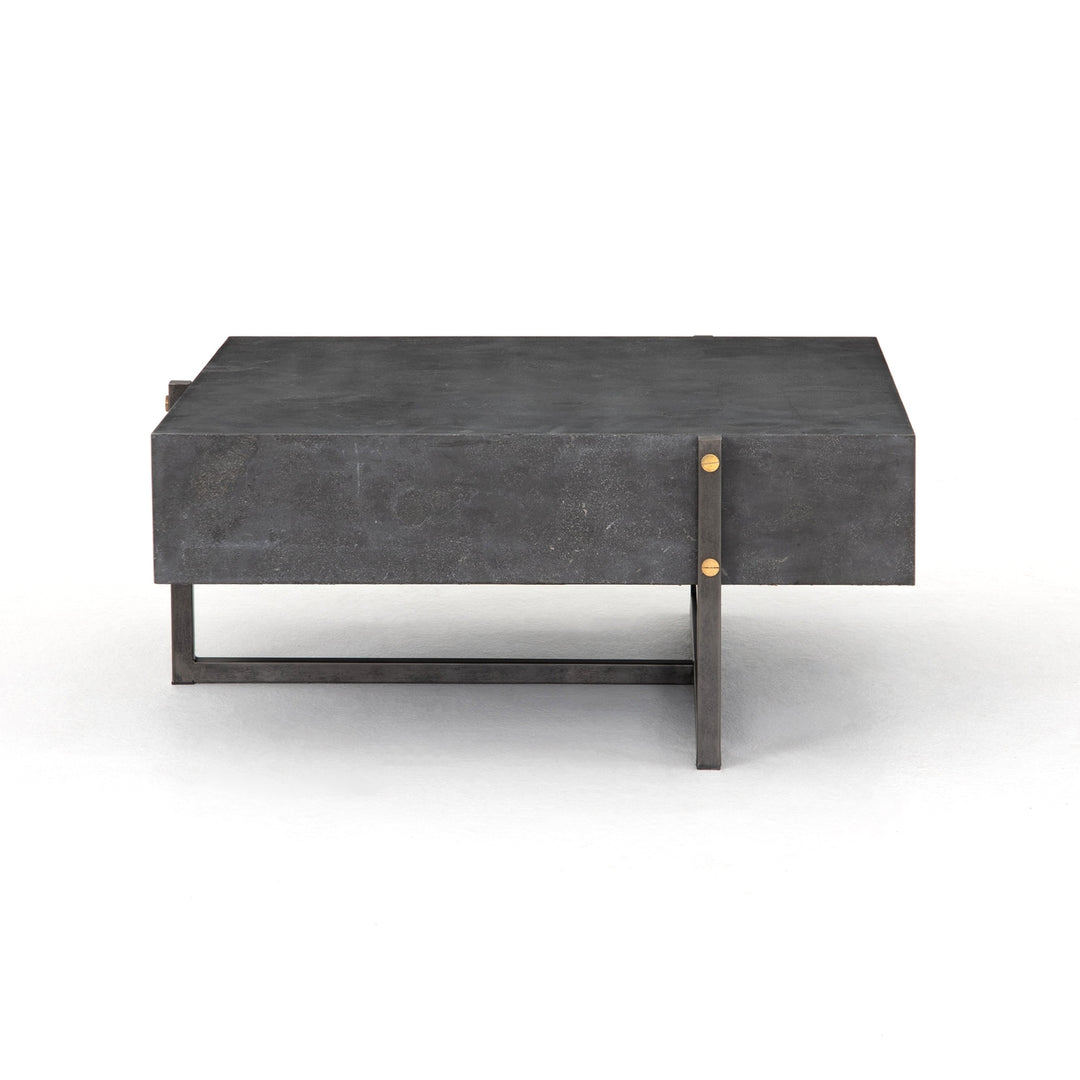 Keppler Square Coffee Table-Bluestone-Four Hands-FH-CIMP-301-Coffee Tables-4-France and Son