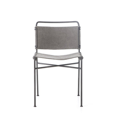 Wharton Dining Chair-Four Hands-STOCKR-FH-CIRD-20103-248-Dining ChairsModern Velvet Loden Fabric-6-France and Son