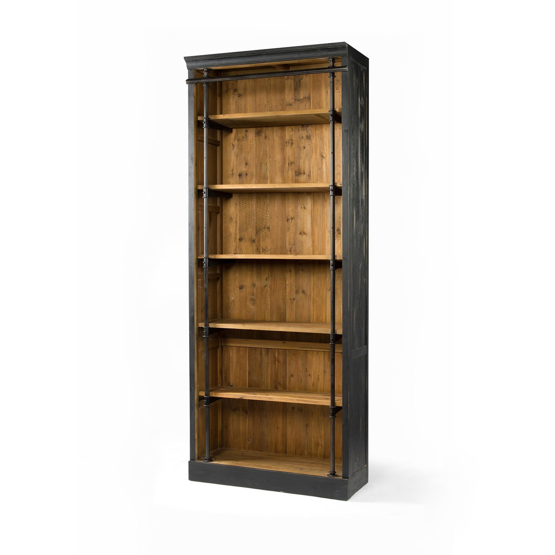 Ivy Bookcase With Ladder-Four Hands-FH-CIRD-85-H4E2-2-Bookcases & CabinetsWithout Ladder-5-France and Son
