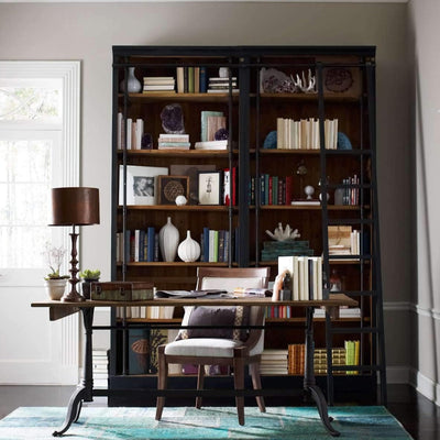 Ivy Bookcase With Ladder-Four Hands-FH-CIRD-85-H4E2-Bookcases & CabinetsWith Ladder-2-France and Son
