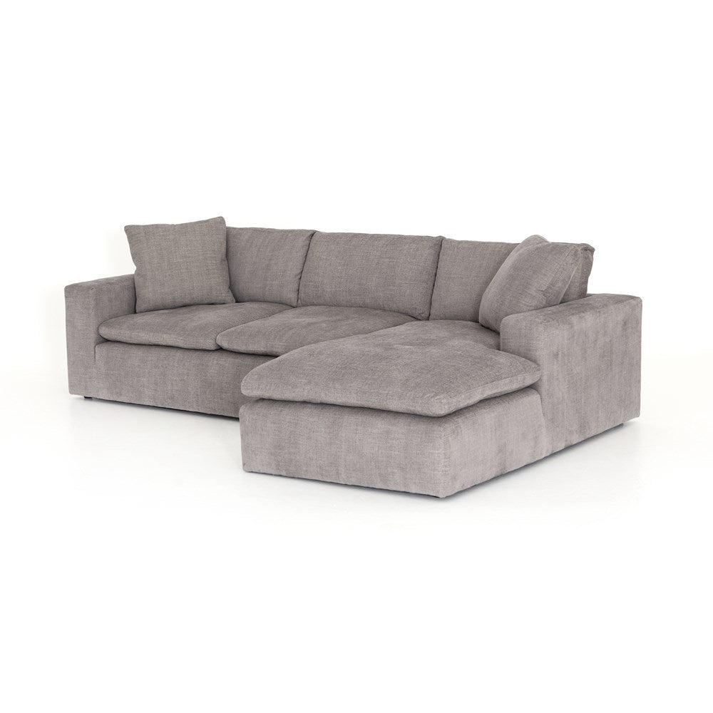 Plume 2 Pc Sectional Sofa-Four Hands-STOCK-100824-008-Sectionals106"-RAF-Harbor Grey-6-France and Son